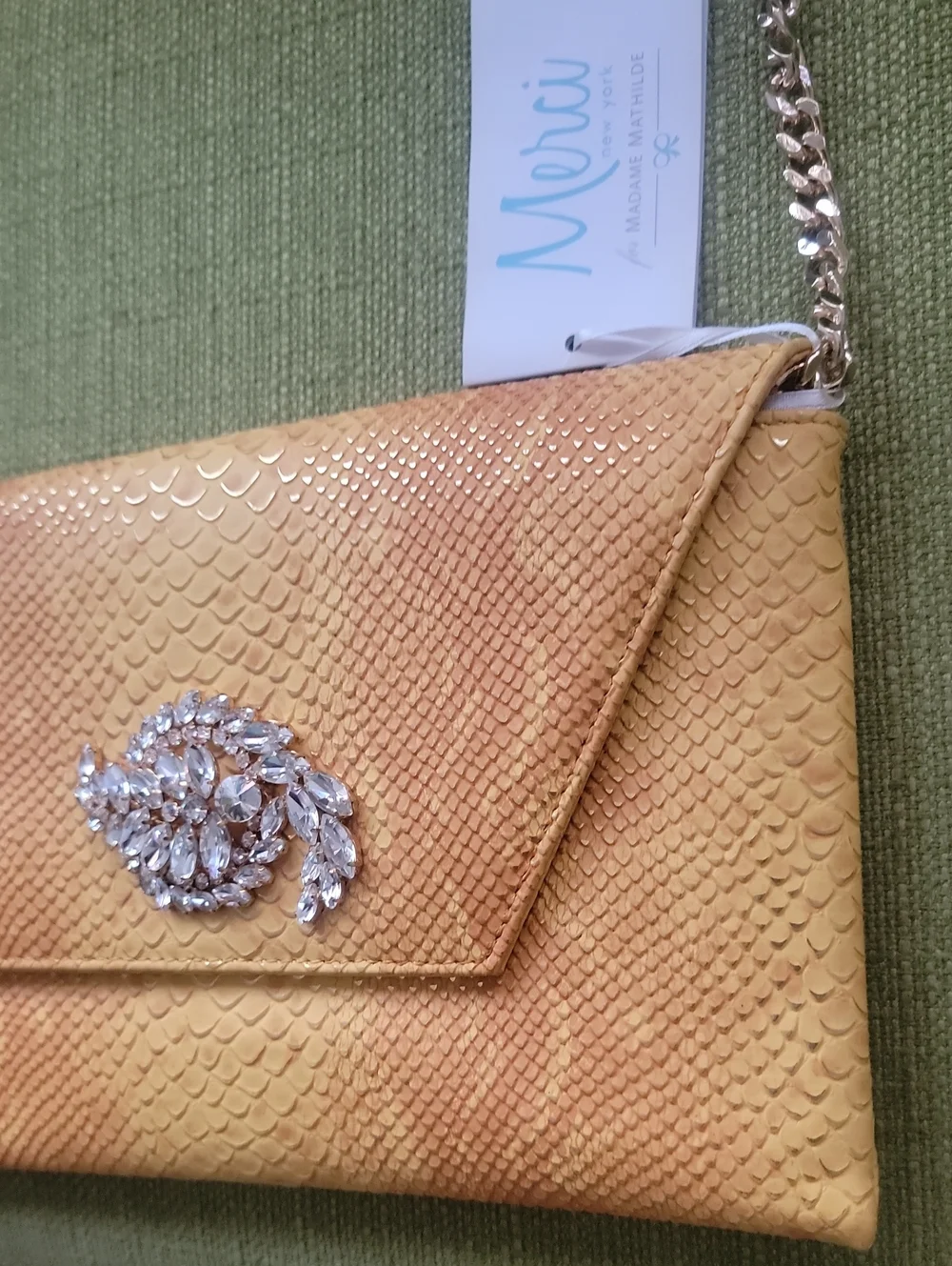 Merci New York By MADAME MATHILDE Clutch Shoulder Purse